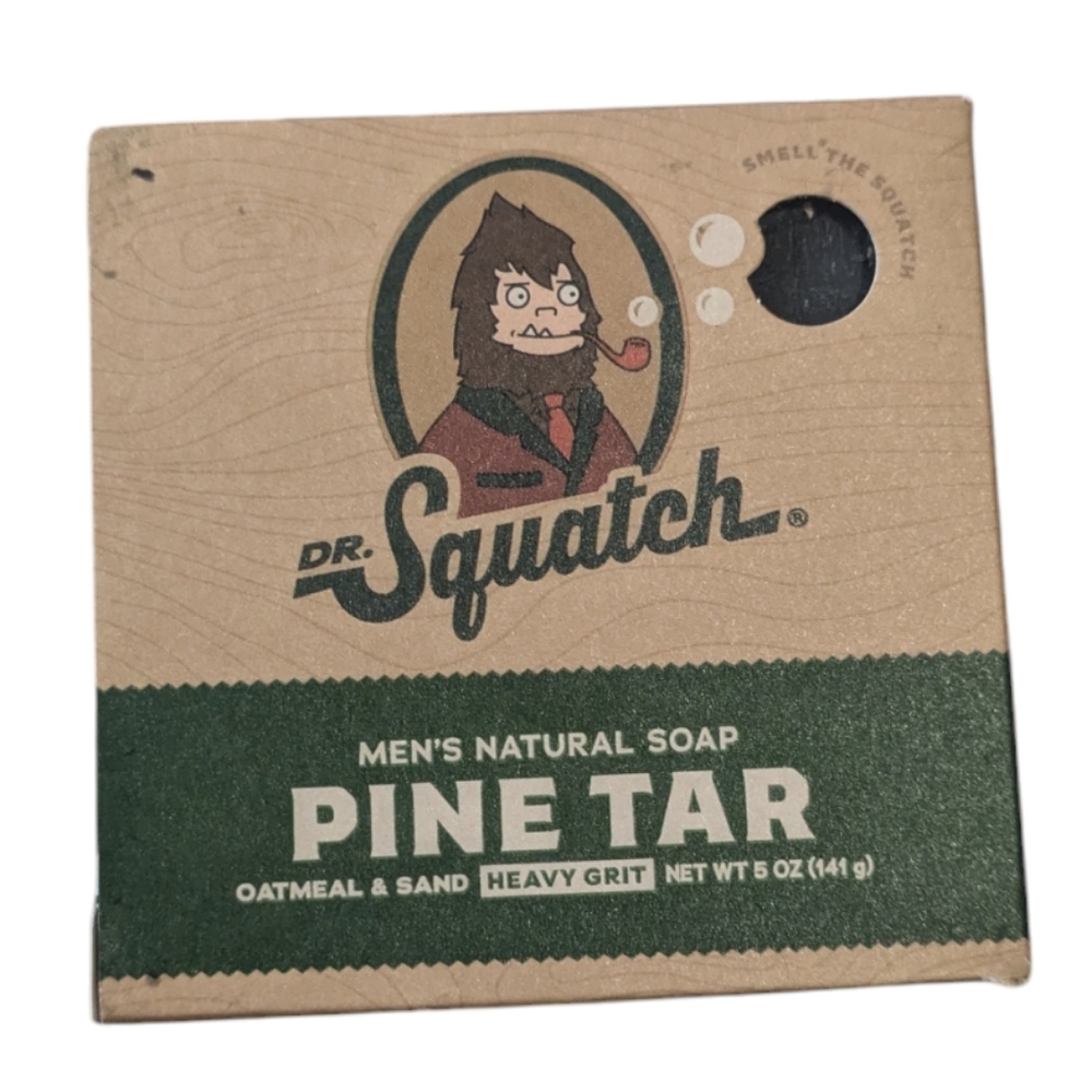 Dr Squatch natural soap Pine Tar